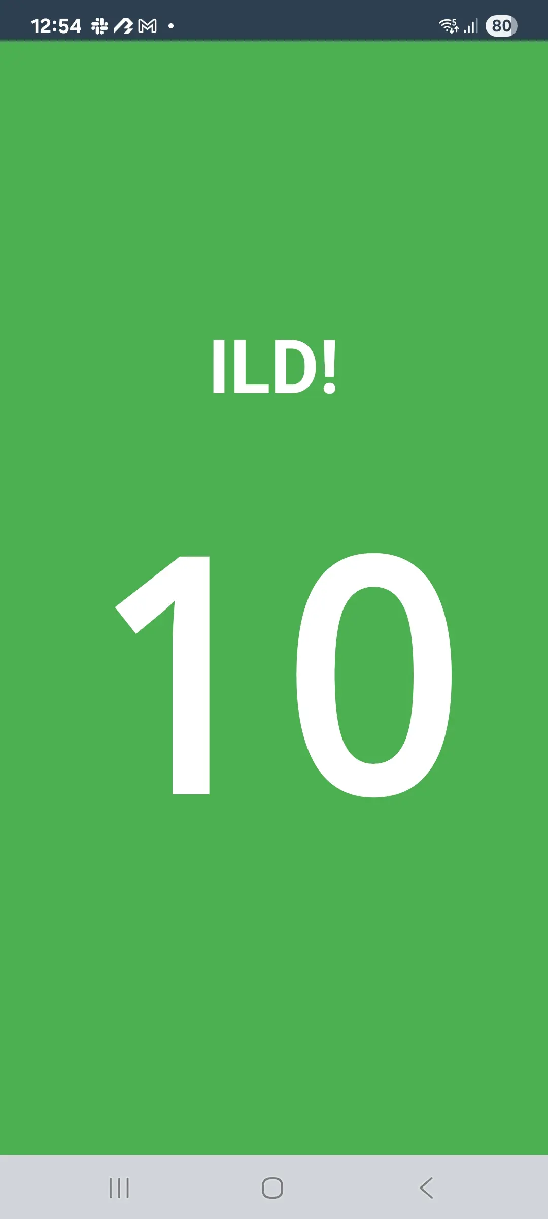 Feltmatch timer viser fase 4 med aktiv skytesesjon