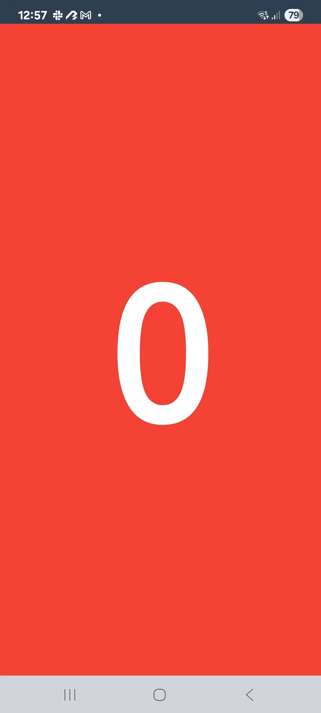 Feltmatch timer viser fullført økt med slutt-skjerm